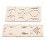 Kit de coche de madera 4x4, 2 pilas AA, madera natural 15