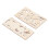 Kit de coche de madera 4x4, 2 pilas AA, madera natural 13
