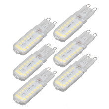 Bombillas LED G9 32 piezas 2835 7W 6x1.6cm blanco natural