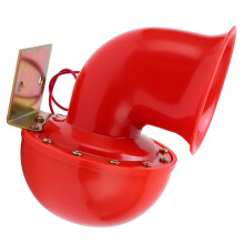 Red Electric Air Horn 150dB for Car Truck Train Boat Motorcycle Cow Sound