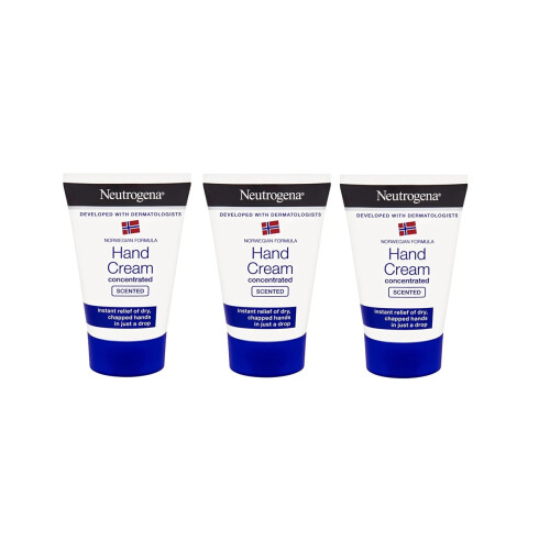 Neutrogena Neutrogena Norwegain Formula Hand Cream Concentrated Scented 50ml X3