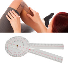 360 Clear Acrylic Joint Goniometer for Knees, Elbows & Fingers
