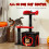 PawHut PawHut Gothic Cat Tree with Scratching Posts, Black, Halloween 4