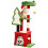 PawHut PawHut 103cm Christmas Cat Tower with Scratching Post and Board, Green 2