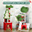 PawHut PawHut 103cm Christmas Cat Tower with Scratching Post and Board, Green 6