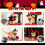 PawHut PawHut Gothic Cat Tree with Scratching Posts, Black, Halloween 8