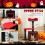 PawHut PawHut Gothic Cat Tree with Scratching Posts, Black, Halloween 5