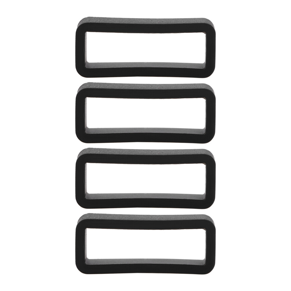 4Pcs Replacement Silicone Watch Belt Safety Buckle 9387669613590
