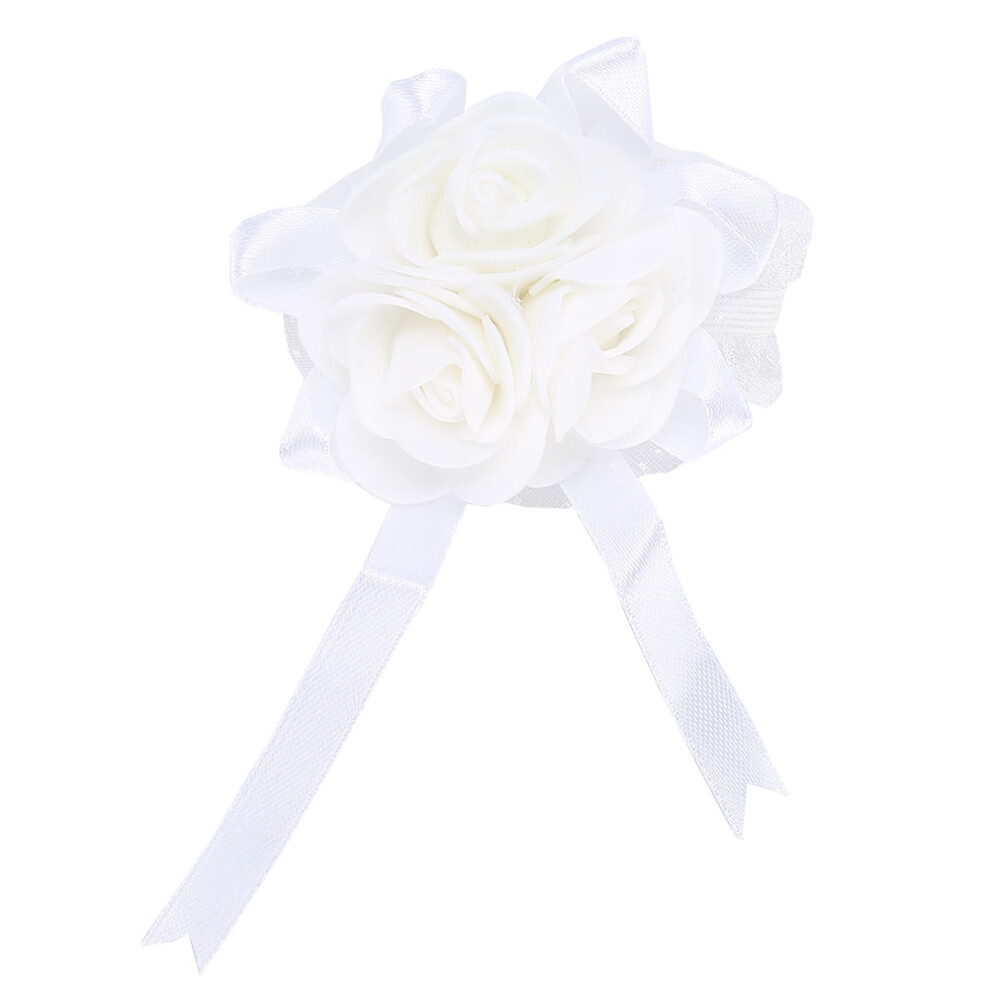 Beautiful Hand Flower Bridal Bridesmaid Wrist-image-OPC-PJNBQTC-NEW