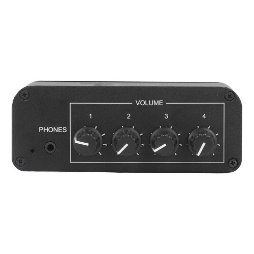 4-Kanal Mini-Stereo-Mixer, Silber, RCA E/A 2