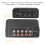 4-Kanal Mini-Stereo-Mixer, Silber, RCA E/A 10