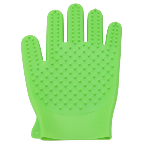 Pet Grooming Glove Silicone Double Sided Fast 1