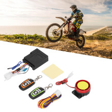 12V Motorradsicherheitsalarmsystem Anti-Diebstahl, 2 Fernbedienungen, Universell für ATV Offroad-Fahrzeug