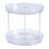 Transparent Double Layer Rotatable Kitchen Organizer 23.521.6cm 3