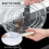 Transparent Double Layer Rotatable Kitchen Organizer 23.521.6cm 10