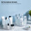 Transparent Double Layer Rotatable Kitchen Organizer 23.521.6cm 4