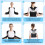 Adjustable Back Posture Belt for Men and Women, Breathable Shoulder Strap Posture Corrector, Size M for Back, Neck, and Shoulder Support 2