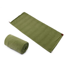 Portable Sleeping Bag Fleece Liner 80 x 180 cm Compressible Lightweight for Camping Backpacking Outdoor Use Up to 15C