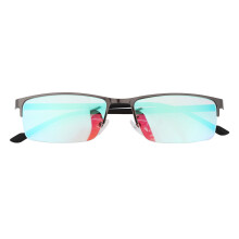 Farbenblindheitsbrille Halbrandfassung TR Schwarz Rot Grün