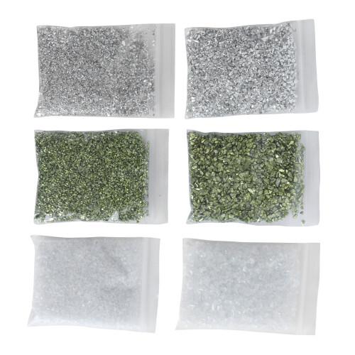 Crushed Glass Irregular Mold Filler Glitter for 2