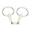 Horse Mouth Bit Stainless Steel Ring Middle Rubber 2