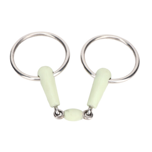 Horse Mouth Bit Stainless Steel Ring Middle Rubber 1