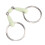 Horse Mouth Bit Stainless Steel Ring Middle Rubber 3