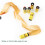 Χαρτί κουνουπιών Sticky Fly Roll Sticky Flyboard Fly Stick 7