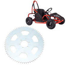 65 Zahn Zahnkette Kettenrad aus Carbonstahl, 6 Löcher, 37mm Bohrung, Zahnradteile für Go-Kart Mini Bike