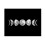 Moon Phases Canvas Painting Rimless Paintings on 2