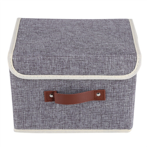 Fabric Folding Clothing Storage Box Home Closet 2
