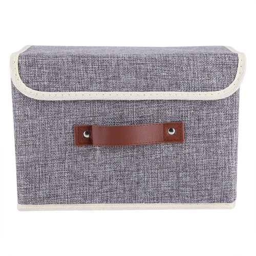 Fabric Folding Clothing Storage Box Home Closet 1