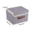 Fabric Folding Clothing Storage Box Home Closet 12