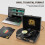 Mersoco Vinyl Record Player Bluetooth 3-Speed Portable Vintage Suitcase with Built-in Speakers 4