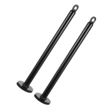 2 Pieces Metal Weight Plate Holder Storage Rack for Home Gym, Durable Weight Plates Organizer for Exercise Equipment