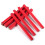 10PCS/Pack 175mm Octagonal Hard Red Carpenter 4