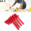 10PCS/Pack 175mm Octagonal Hard Red Carpenter 12