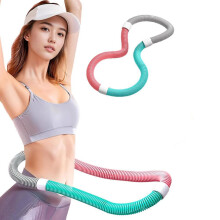 Foldable Fitness Hula Hoop with Soft Spring Design, Weighted for Adults, Portable Slimming Exercise Equipment 1.3 kg