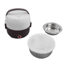 Fiambrera de 2 capas, recipiente interior de 1,2 L, olla para verduras de 0,35 L