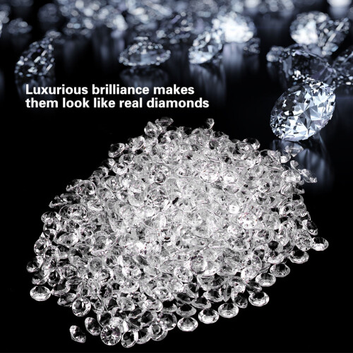 Transparent Acrylic Beads Wedding Party DIY 1