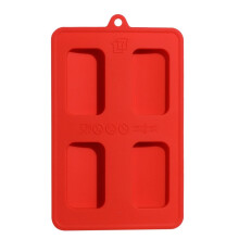 Silicone Toaster Covers 2 Pieces Red, Flexible Protective Cover for Bread Machine, Solid Color, Kitchen Appliance Accessories