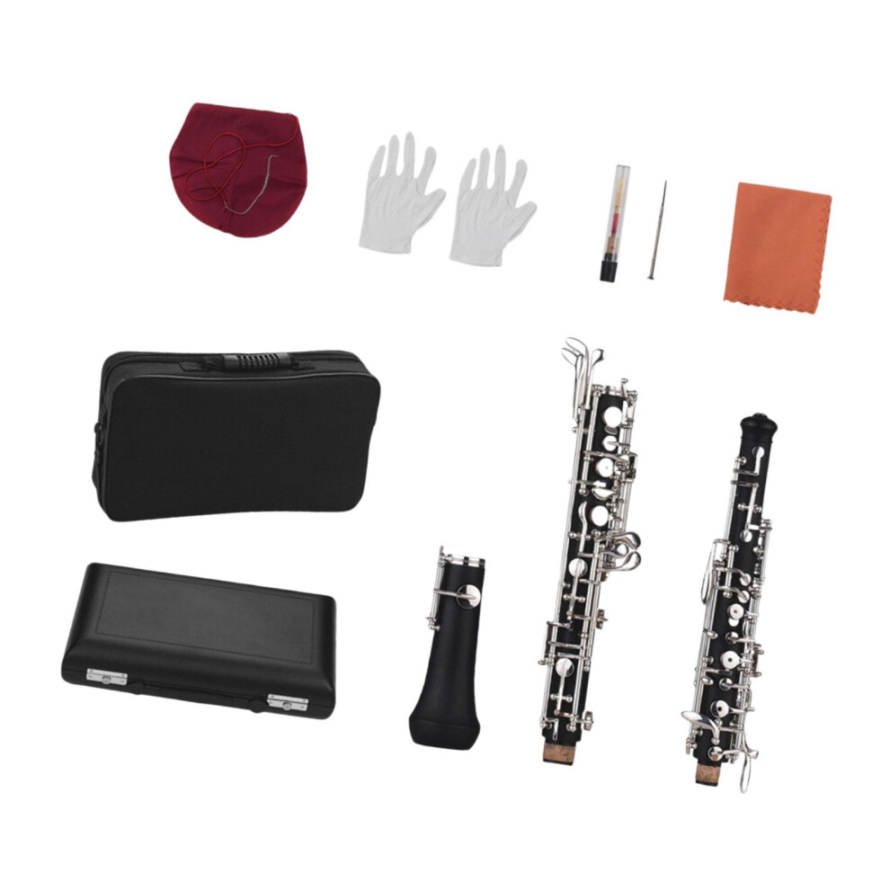 Oboe Instrument and Cleaning Cloth Gloves 22 Keys for Beginner