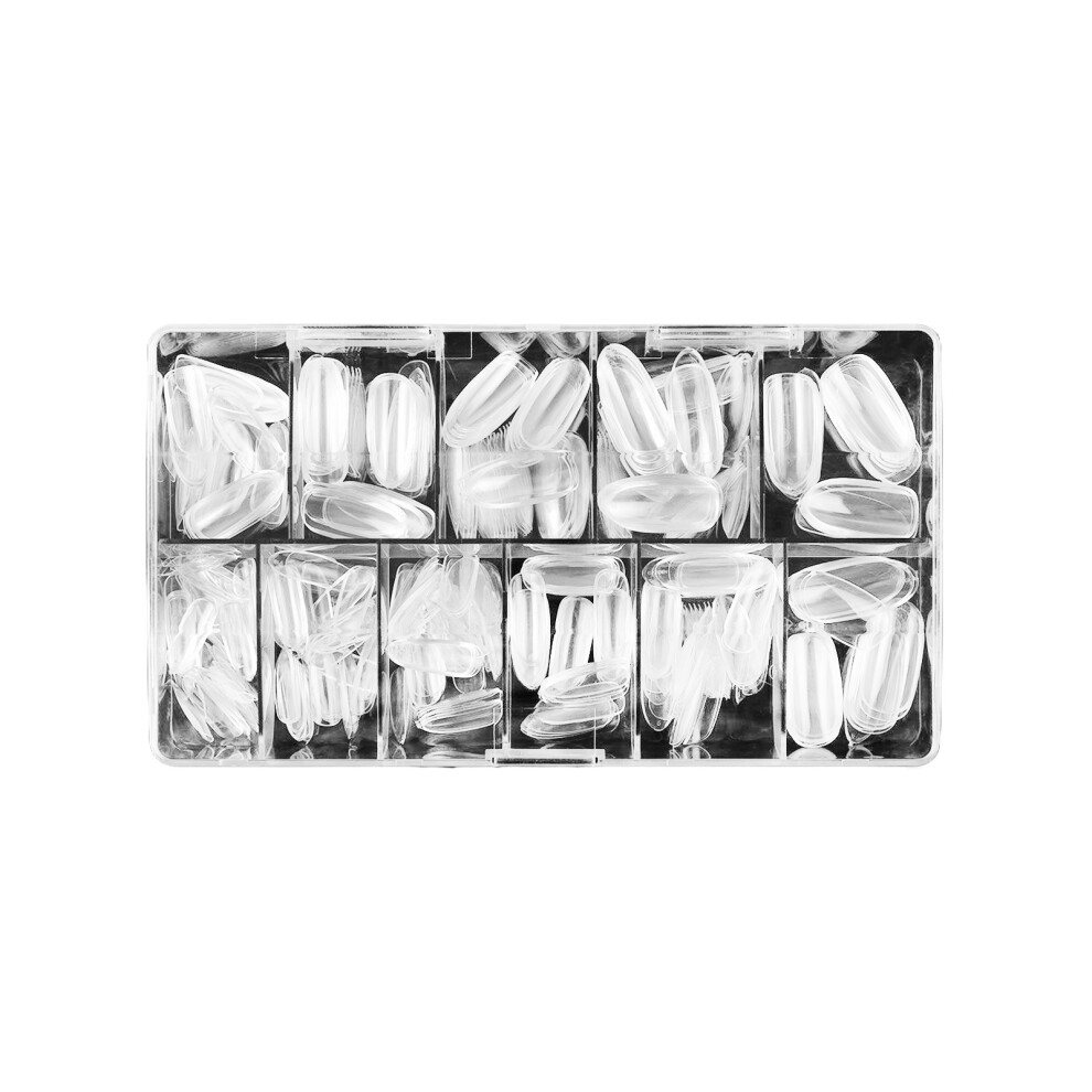 (Elliptic nail) Quick-drying Nail Tips For Gel Extensions Easy To Apply Long-lasting