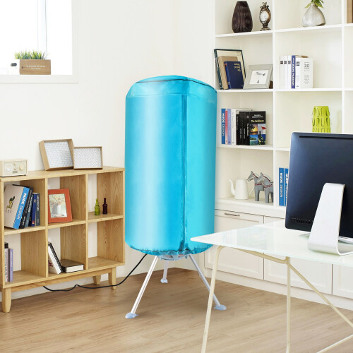 Electric Heated Airer Pod Clothes Dryer Drying Stand Rack With Cover