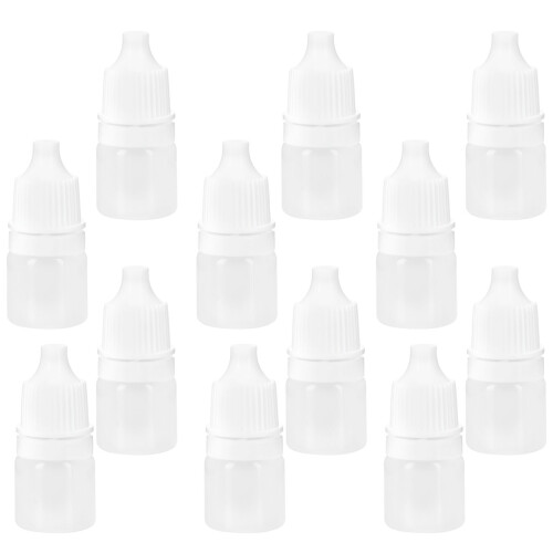 100PCS 2ml Empty Plastic Dropper Bottle Squeezable 1