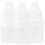 100PCS 2ml Empty Plastic Dropper Bottle Squeezable 5