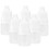 100PCS 2ml Empty Plastic Dropper Bottle Squeezable 6