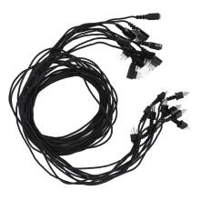 10 Stück Hörgerät Kabel Dreikern Kopfhörer Leiter Gedrehter Draht Ersatz Empfänger Kabel Schwarz