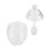 265ml Transparent Beehive shaped Honey Jar with 8
