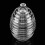 265ml Transparent Beehive shaped Honey Jar with 14
